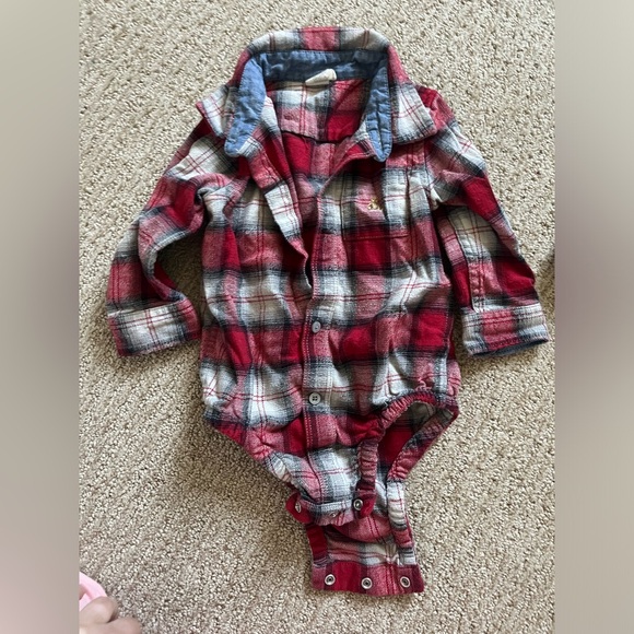 Gap flannel onesie - Picture 1 of 2